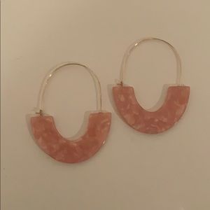 Pink Tortoise Earrings